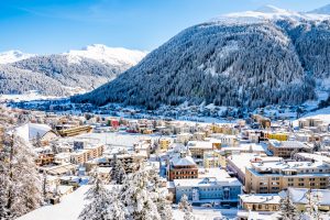 Davos skigebieden van Zwitserland