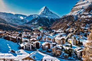 Zermatt skigebieden van Zwitserland